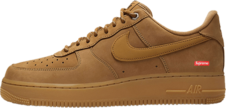 Best Sneakers 2021 - Supreme Air Force 1 Flax