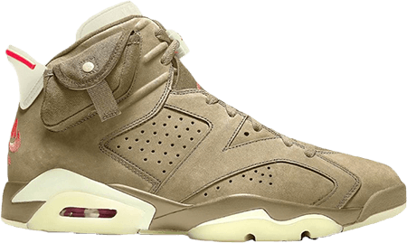 Best Sneakers 2021 - Travis Scott AJ6 British Khaki