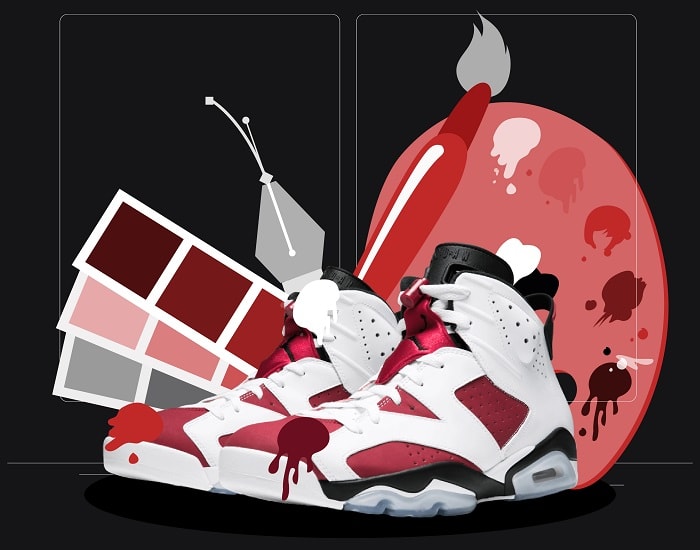 defective jordan 6 carmine