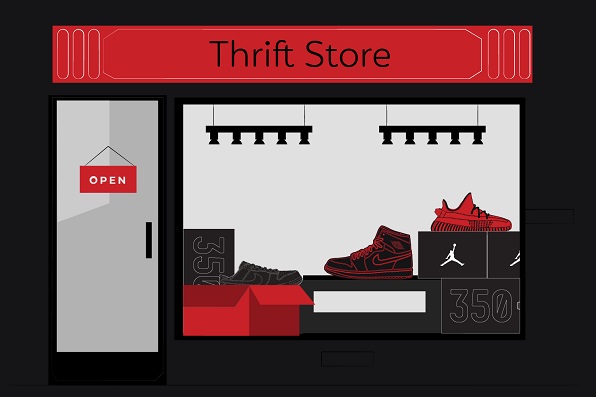 Buy sneakers - thrift stores