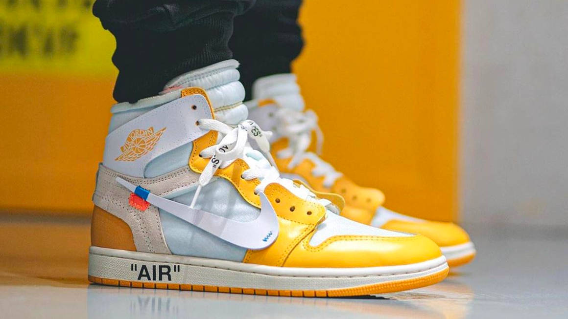 Off White Jordan 1 Canary Yellow