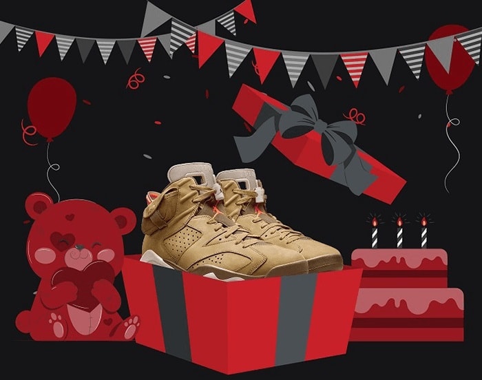 Travis Scott Jordan 6 Stormi Birthday