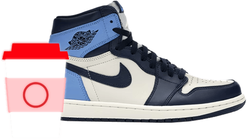 jordan 1 university blue obsidian pair