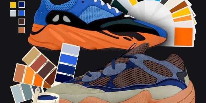 Bright blue yeezy 700