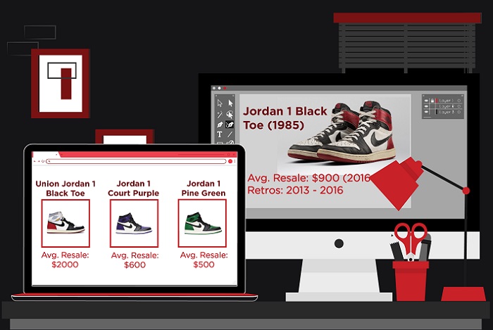 Jordan 1 colorways - Black Toes