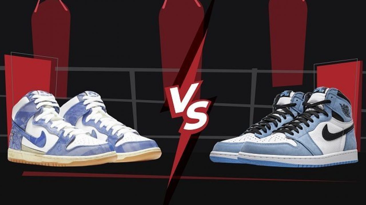 jordan 1 vs dunk low