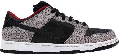 Supreme Nike SB Dunk Low Black Cement 2002