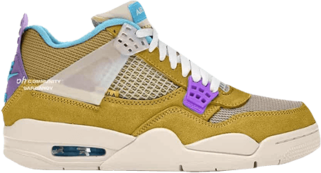 Union Air Jordan 4 Desert Moss