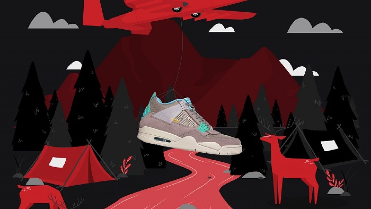 air jordan 4 union tent