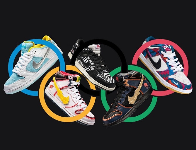 Nike Parra SB Dunk Tokyo Olympics