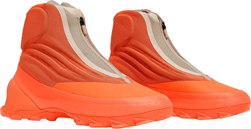 Orange Yeezy Boots 2021