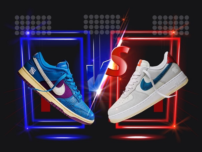 nike dunk vs air force 1