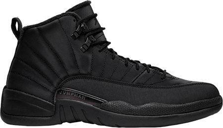 Black Jordan 12 Winterized