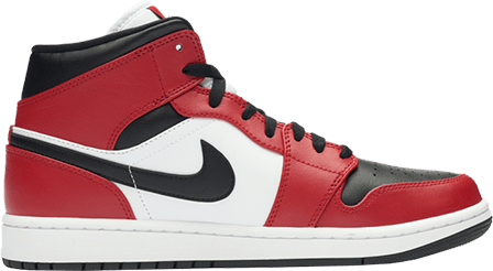 Jordan 1 mid chicago black toe dames new arrivals