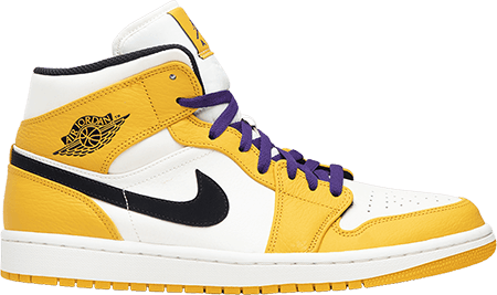 Jordan 1 Mid Lakers