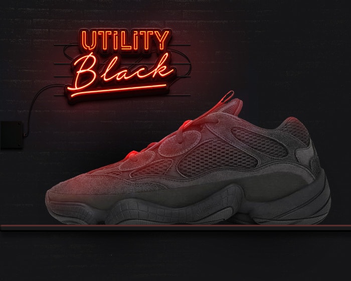 New yeezy 500s - black