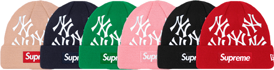 Supreme NY Yankees Beanies