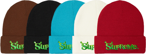 Supreme Shrek beanie