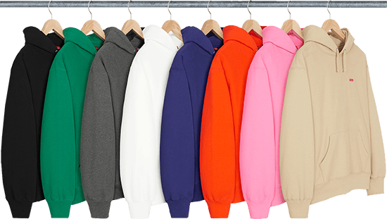 Supreme left to drop hoodie