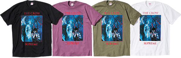 supreme the crow tee