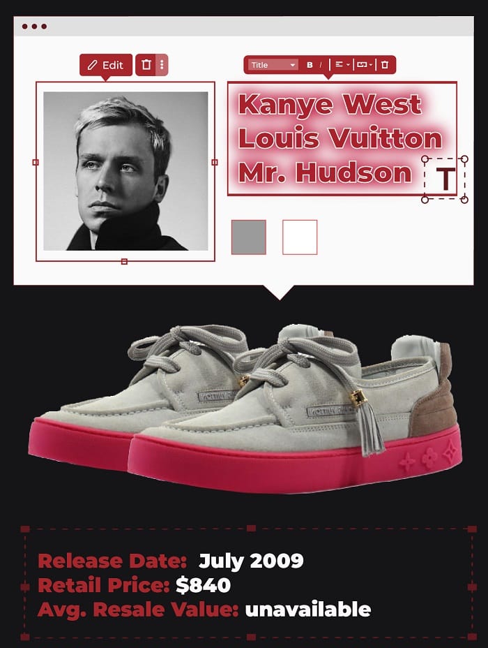 Kanye west Louis vuitton mr hudson