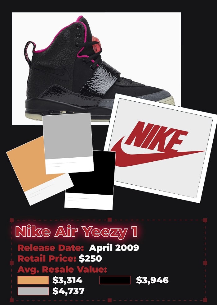 Nike Air Yeezy 1 history