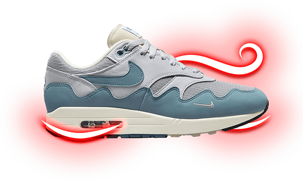 Nike Patta Air Max 1 Waves Noise Aqua