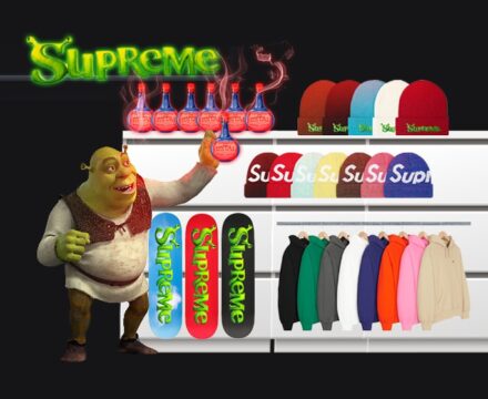 Supreme Shrek week 8 fw21