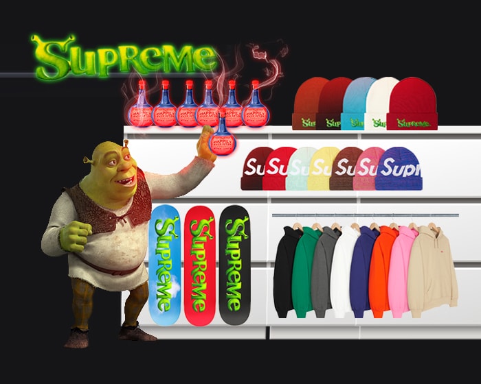 Supreme Shrek week 8 fw21