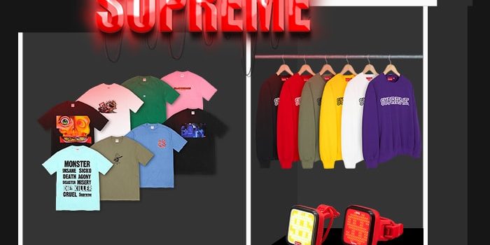 Supreme tees fall 21