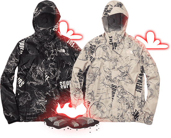 Supreme x TNF venture 2012