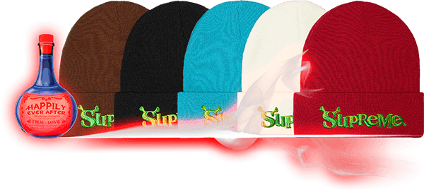 Supreme Shrek Sticker, Fall Winter 2021