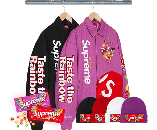 Supreme Supreme Skittles Beanie Purple