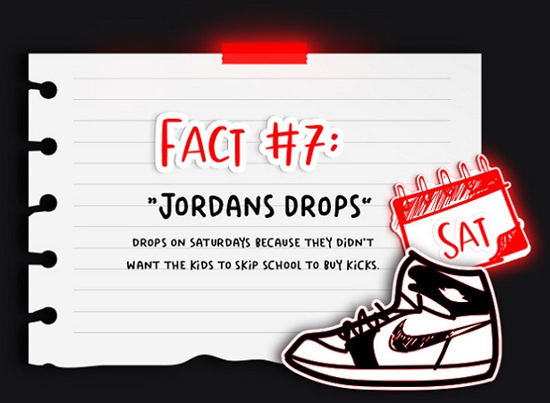 sneakers 101 - fact 7 jordan drops on saturday