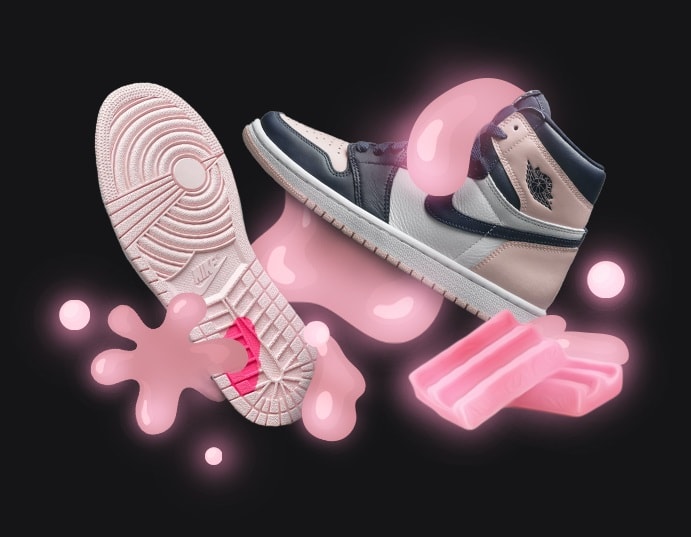 Jordan 1 Bubble Gum release