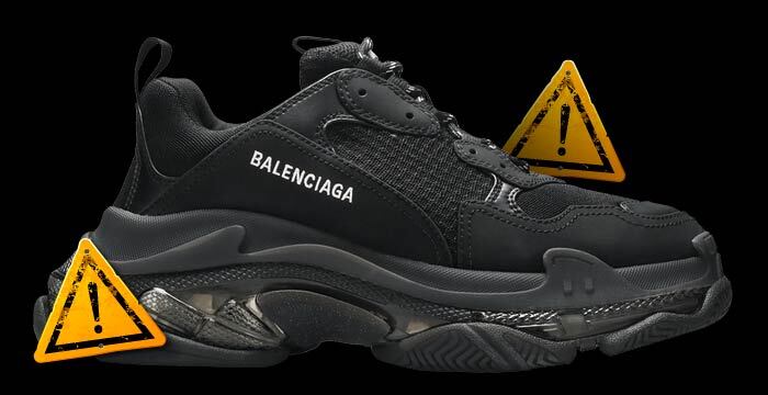 Ugly sneakers balenciaga triple s NSB