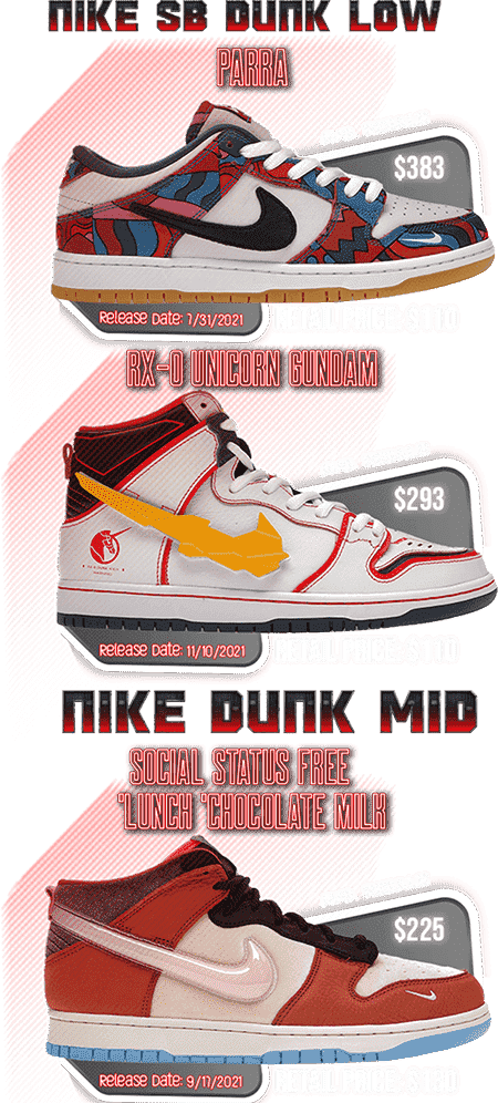 best nike dunks personal faves
