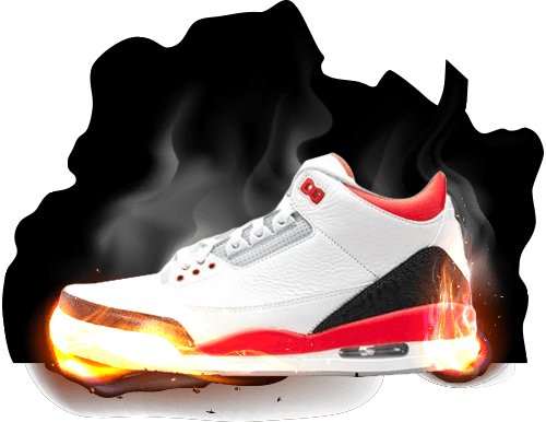 jordan 3 fire red colorway