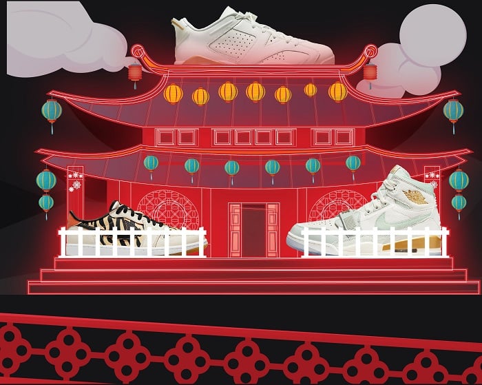 CNY Jordans year of tiger