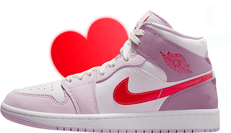 jordan 1 mid valentines day sneakers