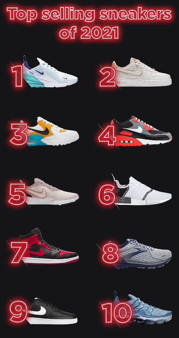 top 10 shoes in 2021