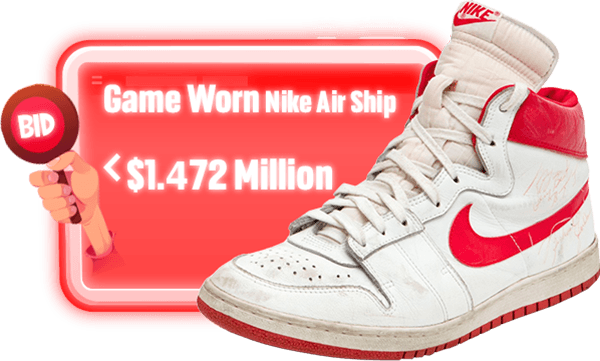 Game Worn Nike Air Ship
