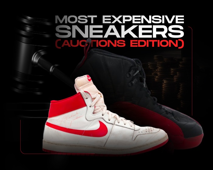 Most expensive sneakers auctions NSB