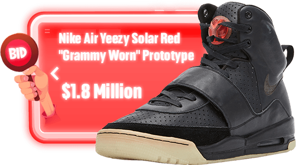 METCHA  US$ 1M for Kanye West's Nike Air Yeezy 1 prototype