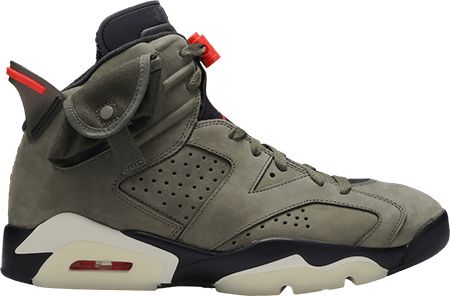 best jordan 6s - travis scott olive