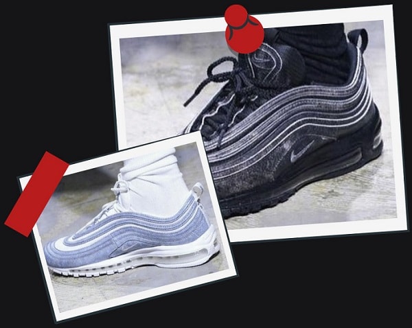 fashion week sneakers - cdg nike air max 97