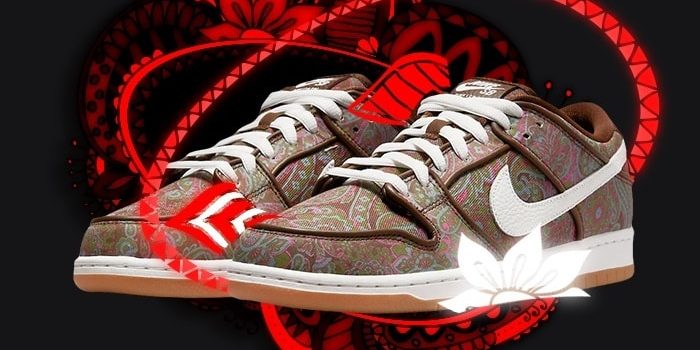 Nike Dunk Brown Paisley