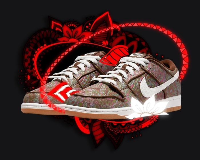 Nike Dunk Brown Paisley