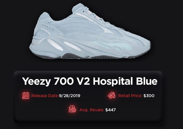 yeezy day 2022 - yeezy 700 v2 hospital blue