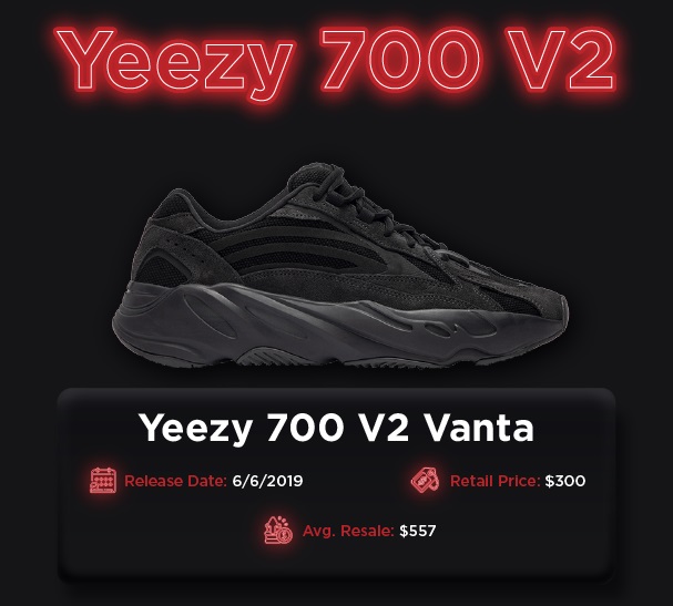 yeezy day 2022 - yeezy 700 v2 vanta